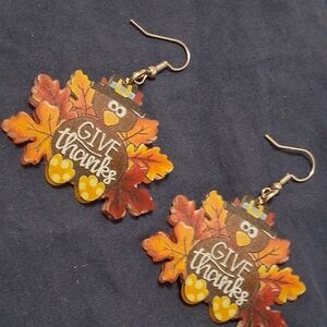Thanksgiving Turkey Earrings